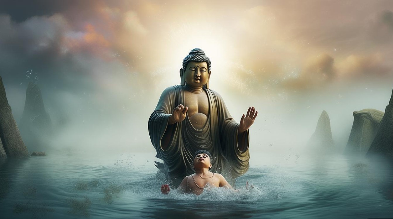 菩萨现身救人