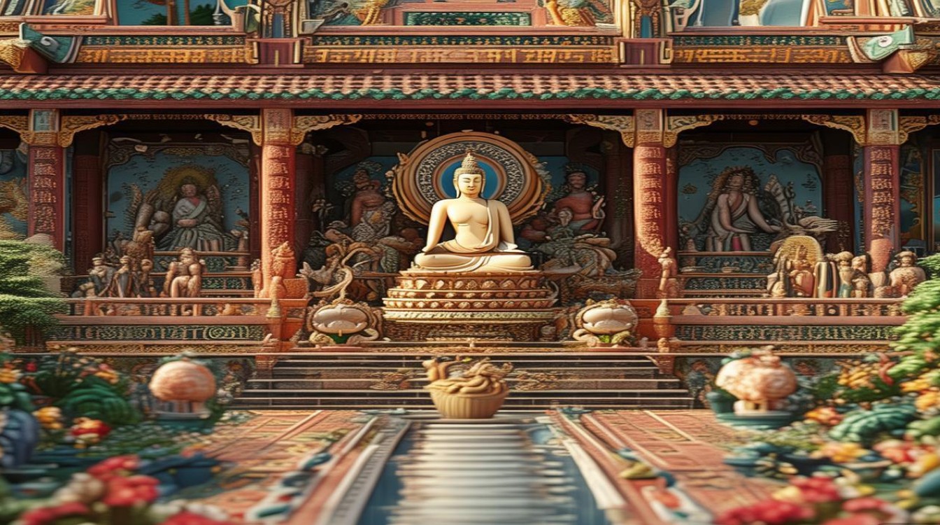 佛教寺庙神像位置
