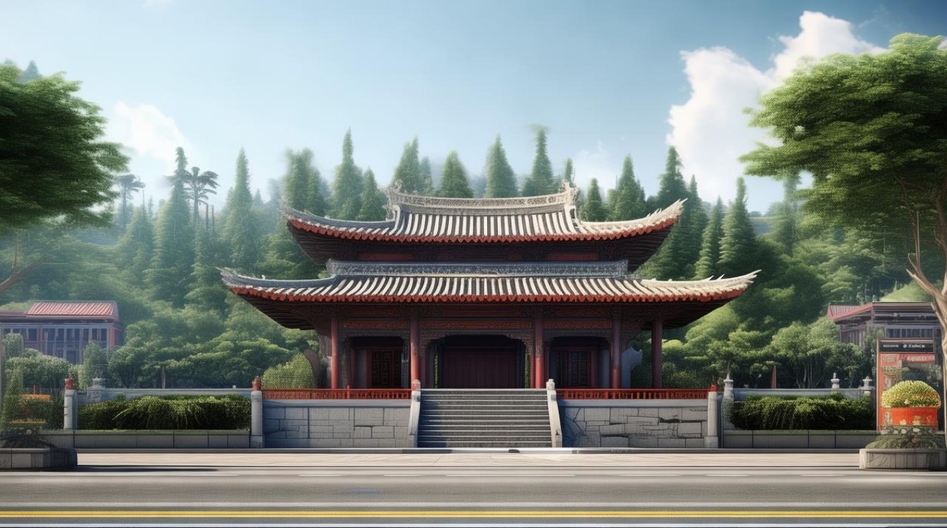 隆回服务区 寺庙