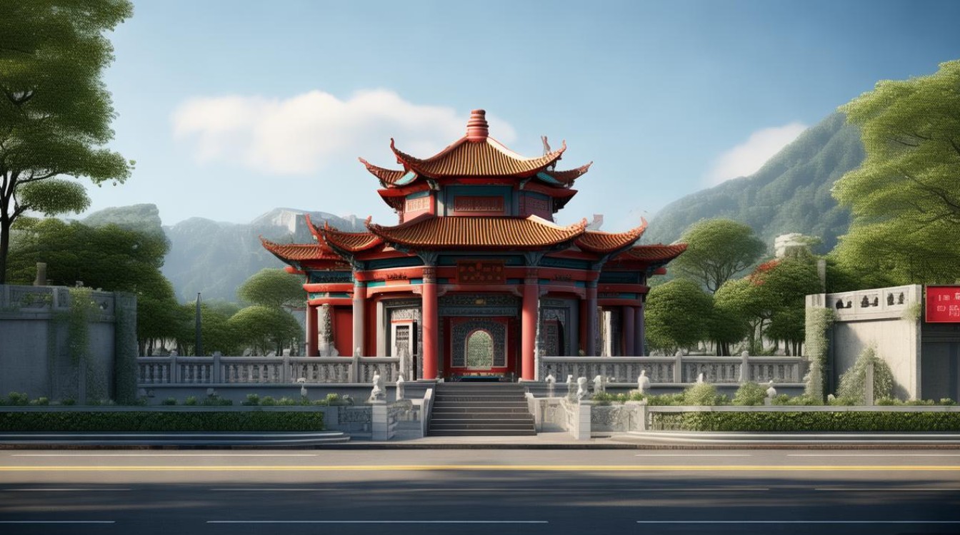 隆回服务区 寺庙