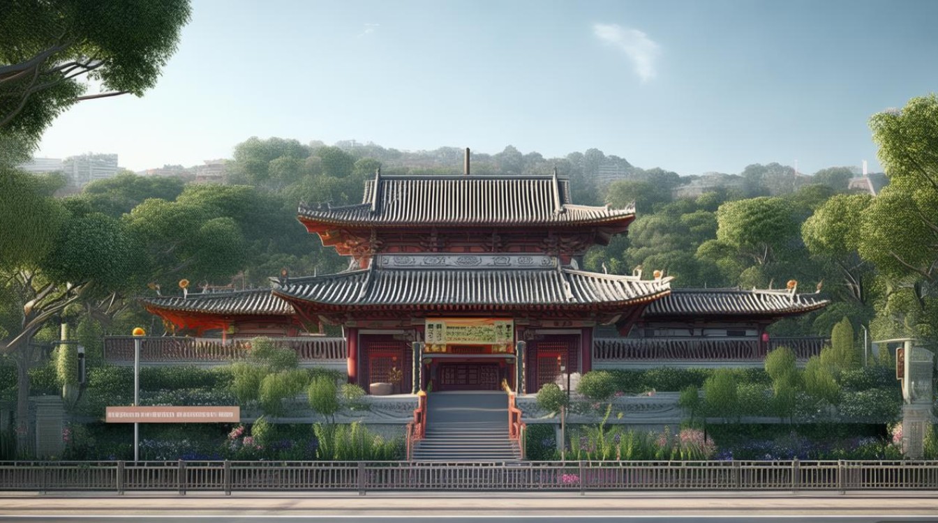 隆回服务区 寺庙