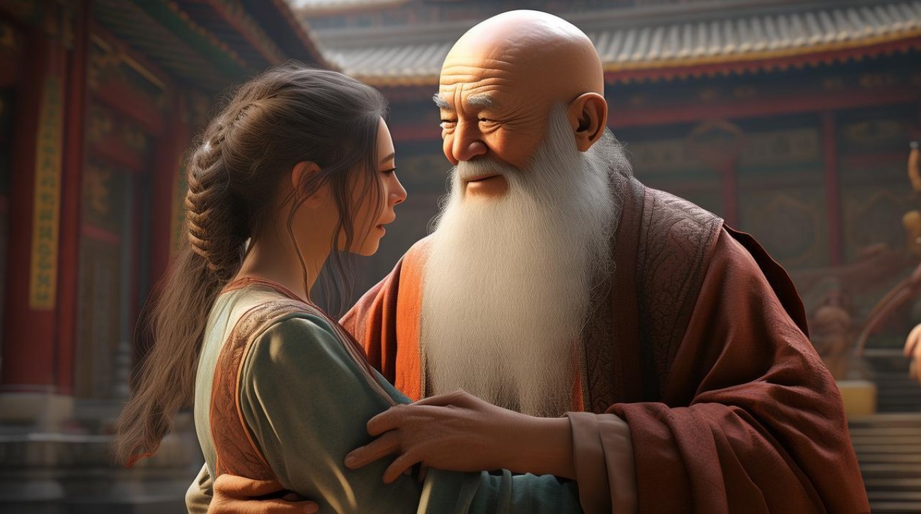 去寺庙被和尚抱了