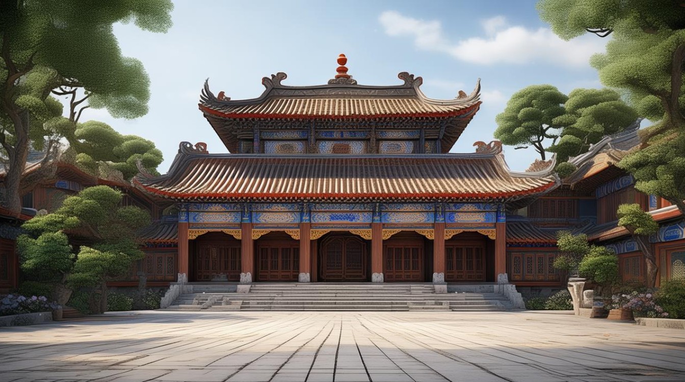 隆兴寺寺庙的顺序