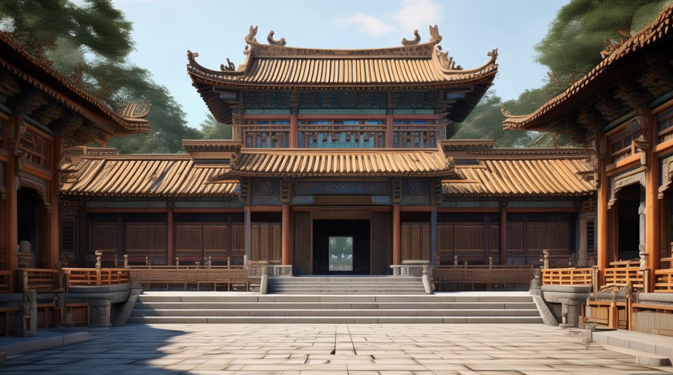 隆兴寺寺庙的顺序