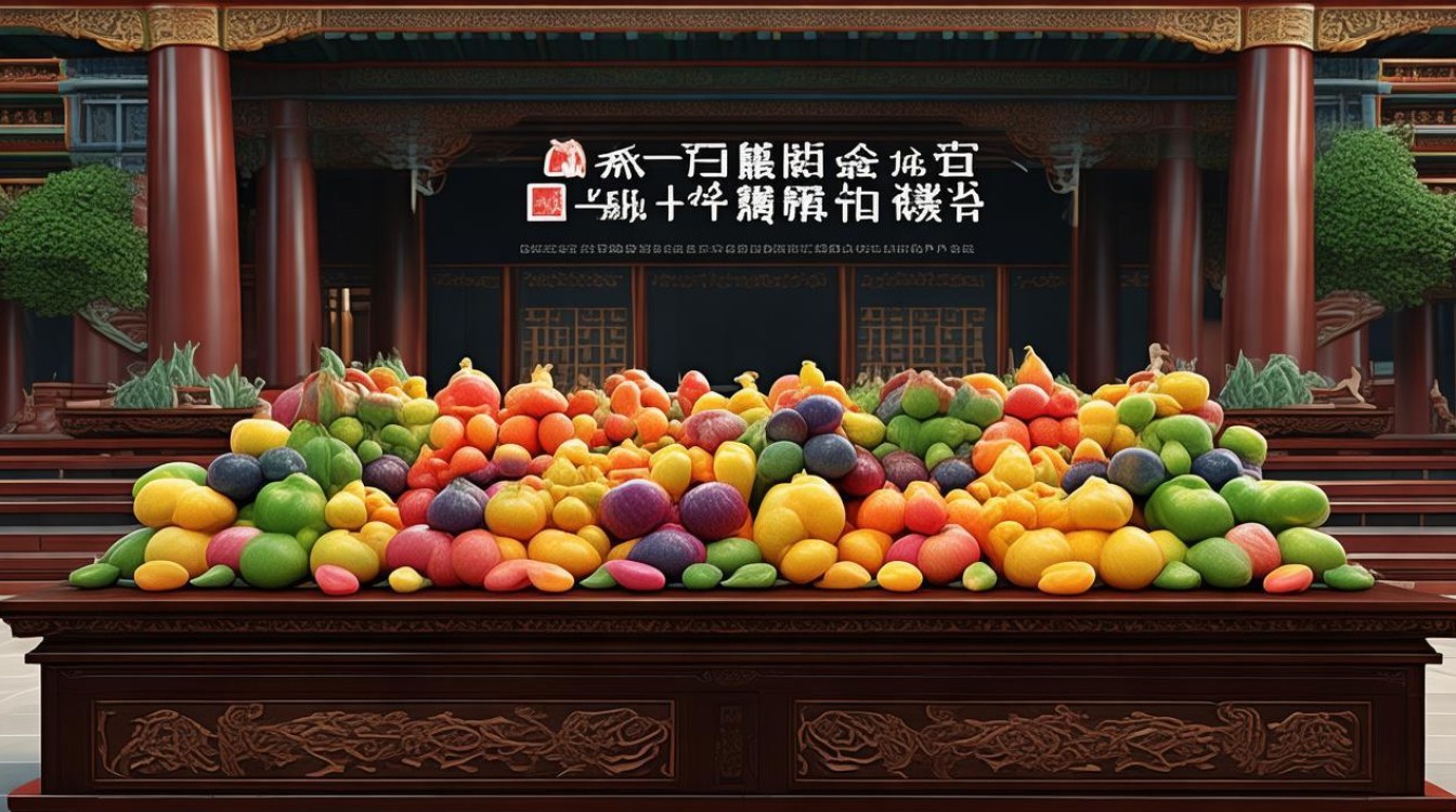 寺庙贡果放哪里